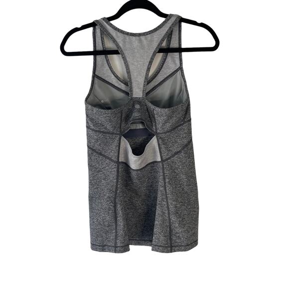 Zella Women's Size Small Take‎ The Plunge Grey Activewear Tank - Picture 6 of 10